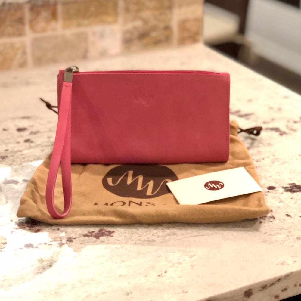 Monsac Pink Clutch